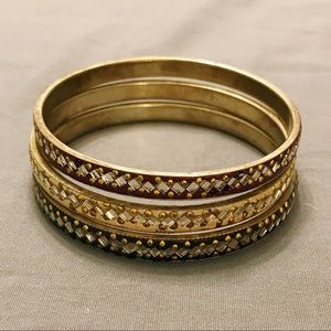 Tricolor Fair Trade Bangles